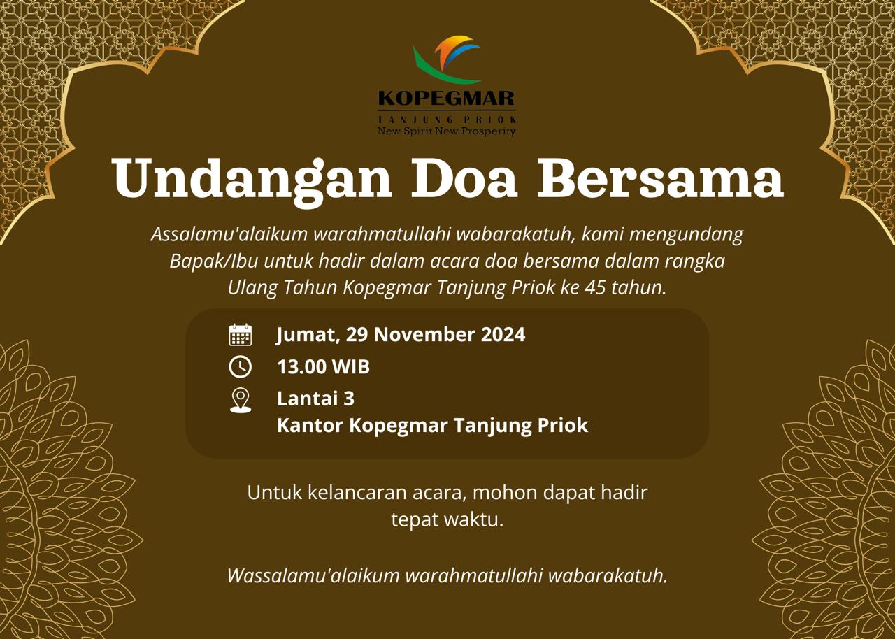 Kopegmar Tanjung Priok Merayakan Ulang Tahun Ke-45